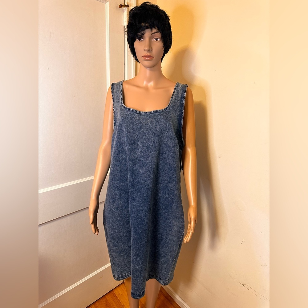 NWT -Derek heart Plus Women Jean dress -  Size 3X